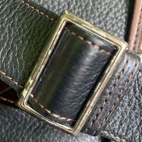 Brighton Mason black/chocolate leather bag E817805 - Picture 12 of 16